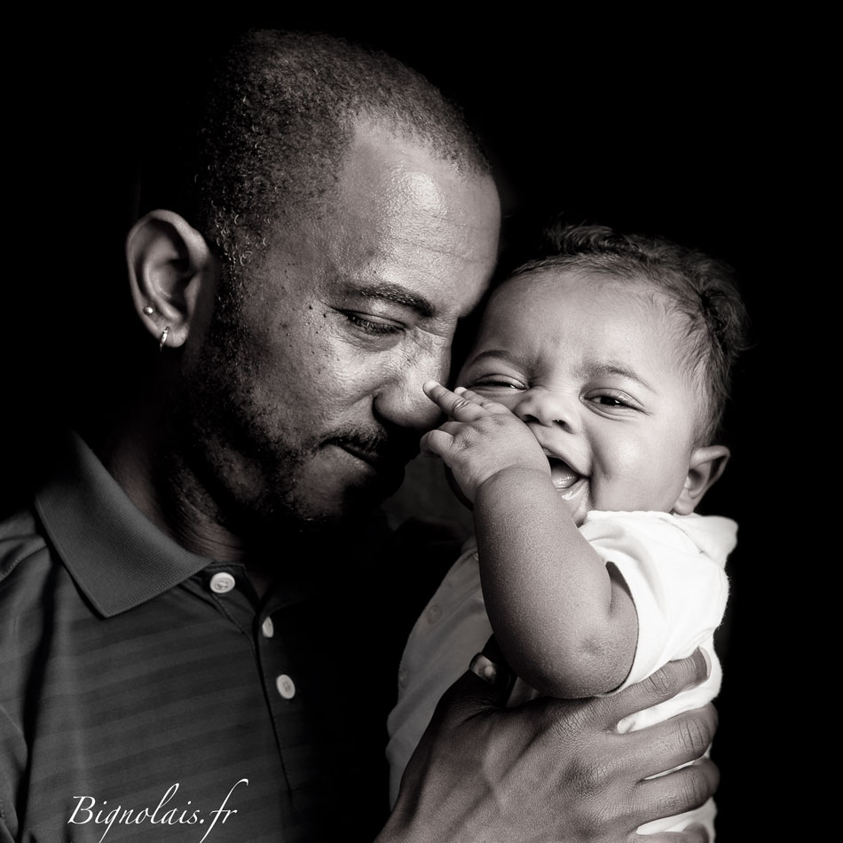 Portrait Père-fils studio nomade