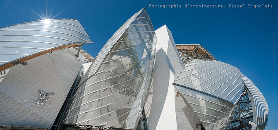 photographie d'architecture : fondation Louis Vuitton